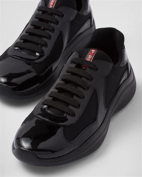 all black prada trainers|Prada sneakers for women black.